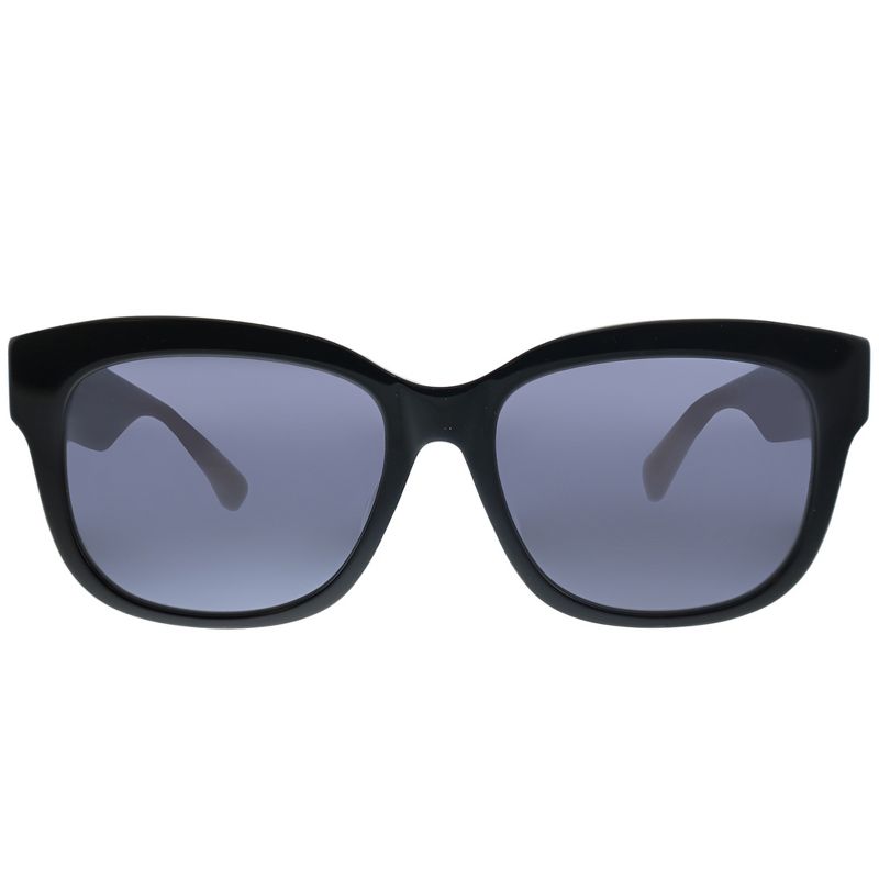 Kate Spade Low Bridge Fit Lorelle/F/S QOY Womens Square Sunglasses Black Ivory 54mm