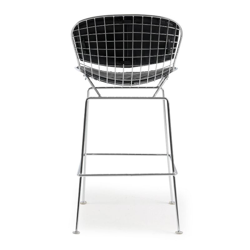 Felix Contemporary Counter Height Barstool Black - Edgemod