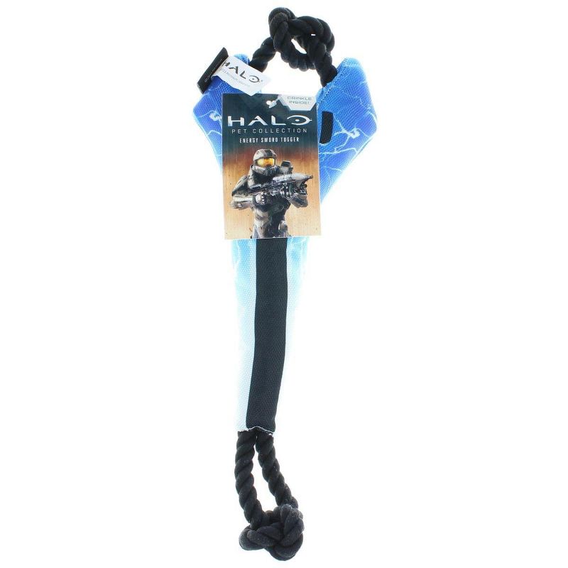Crowded Coop, LLC Halo Energy Sword Tugger Dog Toy