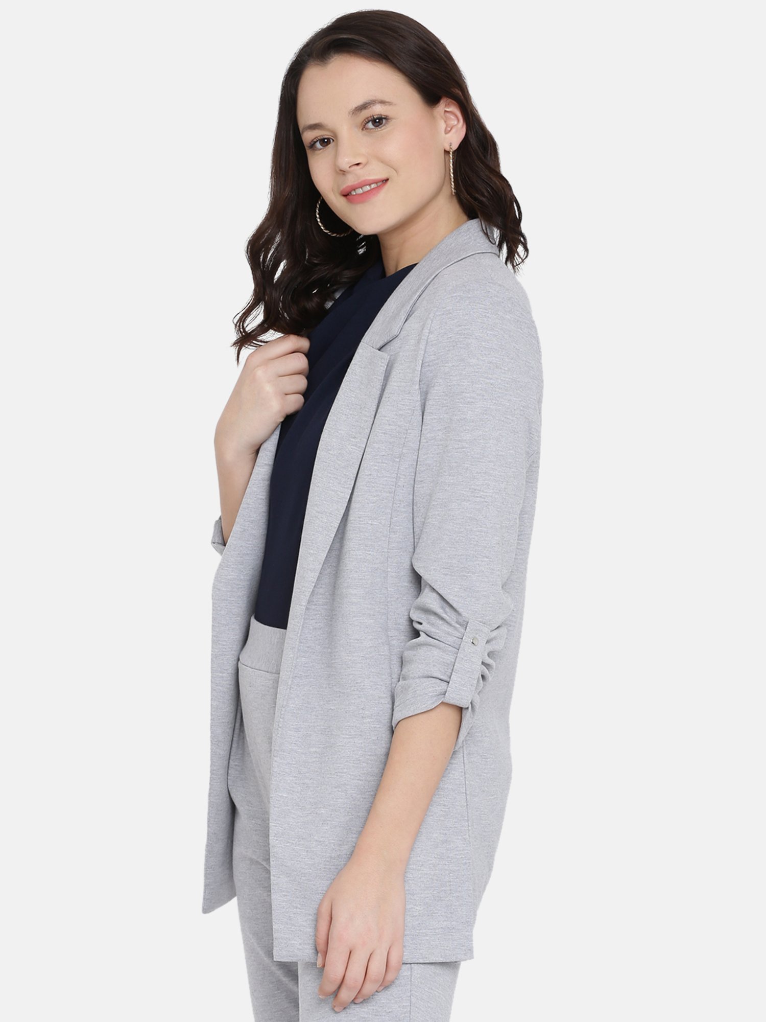 ISU by Radhika Apte Grey Textured Jacket