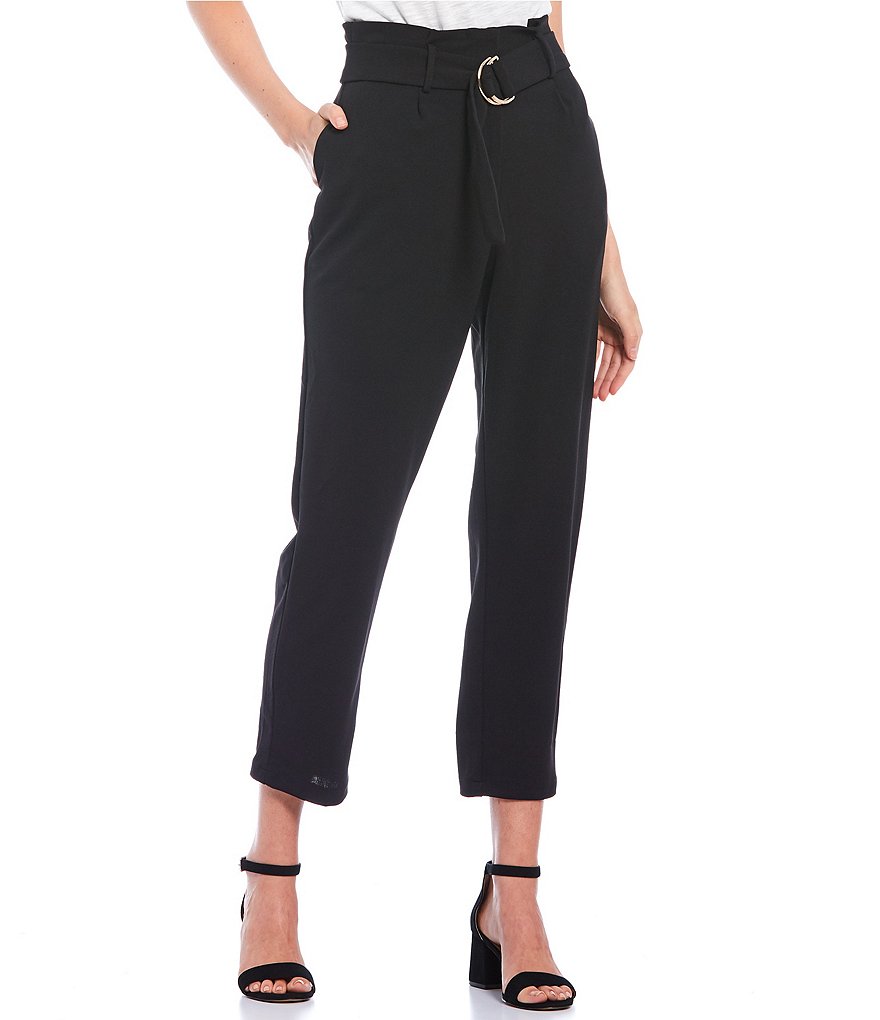 Love & Piece High-Rise Belted Waist Pants