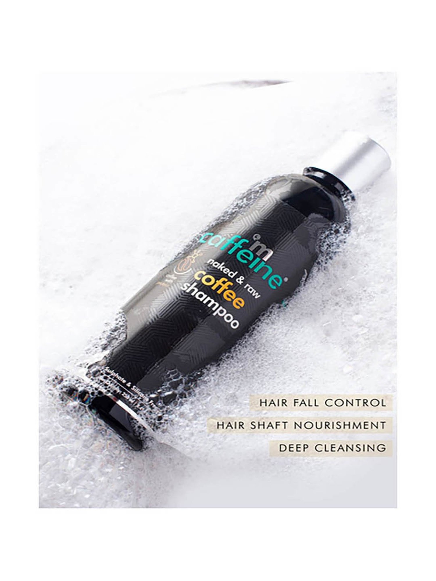 mCaffeine Naked & Raw Coffee Shampoo (Pack of 2)