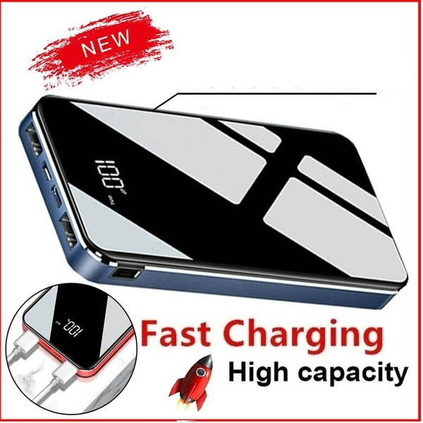 2021 New 900000mAh Popular Portable Charger External Battery Poverbank Power Bank Ultra Large Capacity 2 USB PowerBank