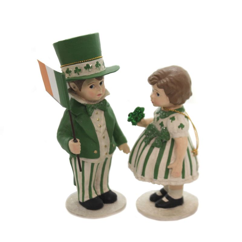 Saint Patricks 5.5" Patrick & Erin Irish  -  Decorative Figurine Sets