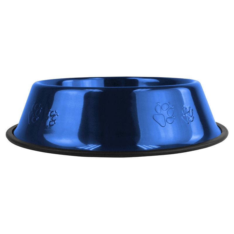 Amici Pet Marble Paw Glass Food Canister, 72oz