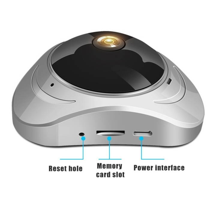 Difang DF-IPC008 3MP 360 Degree Rotating Smart Home HD WIFI Network Monitoring Panoramic Camera