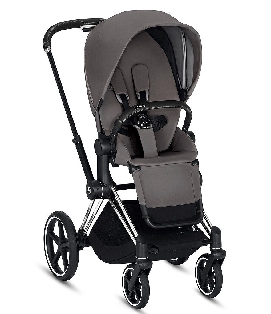 Cybex Chrome/Black Priam 3 Compact Stroller