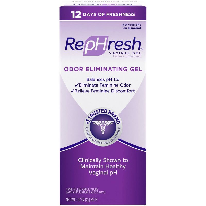 RepHresh Odor Eliminating pH Balancing Gel - 4ct