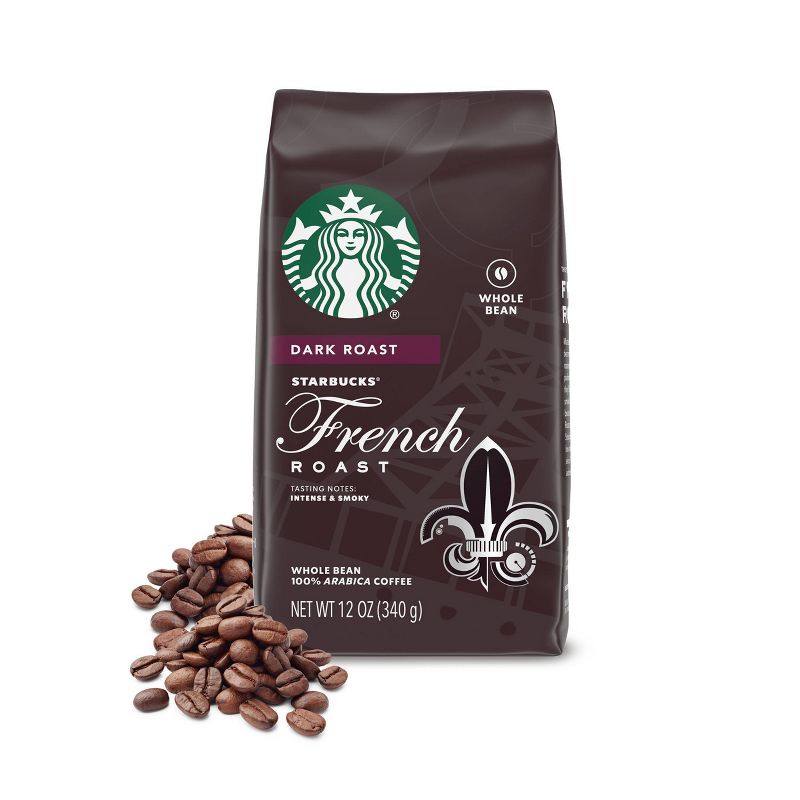 Starbucks French Roast Dark Roast Whole Bean Coffee - 12oz