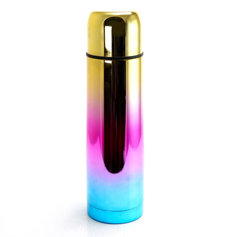 Mr. Coffee Javelin Maura 15 oz Stainless Steel Thermal Bottle in Rainbow Effect