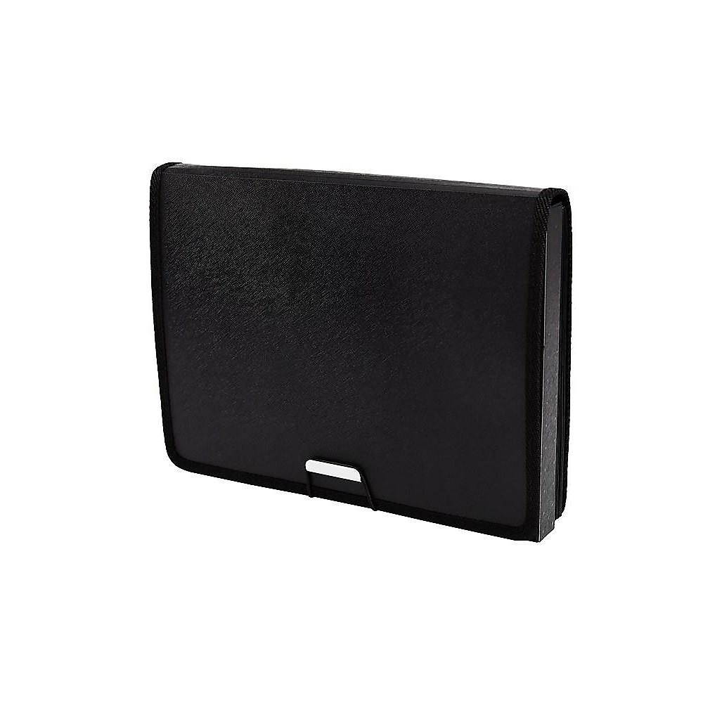 Staples Expanding File + Portfolio Letter Size 7-Pocket Black (51820) TR51820