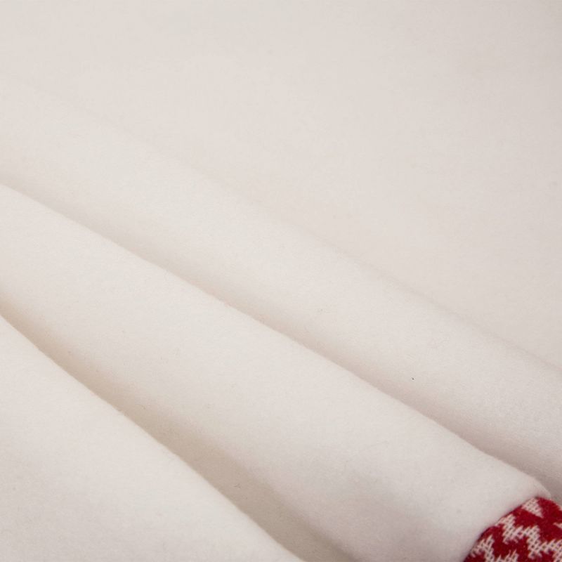 Saro Lifestyle Galvanized Christmas Tree Ring With Gold Rim