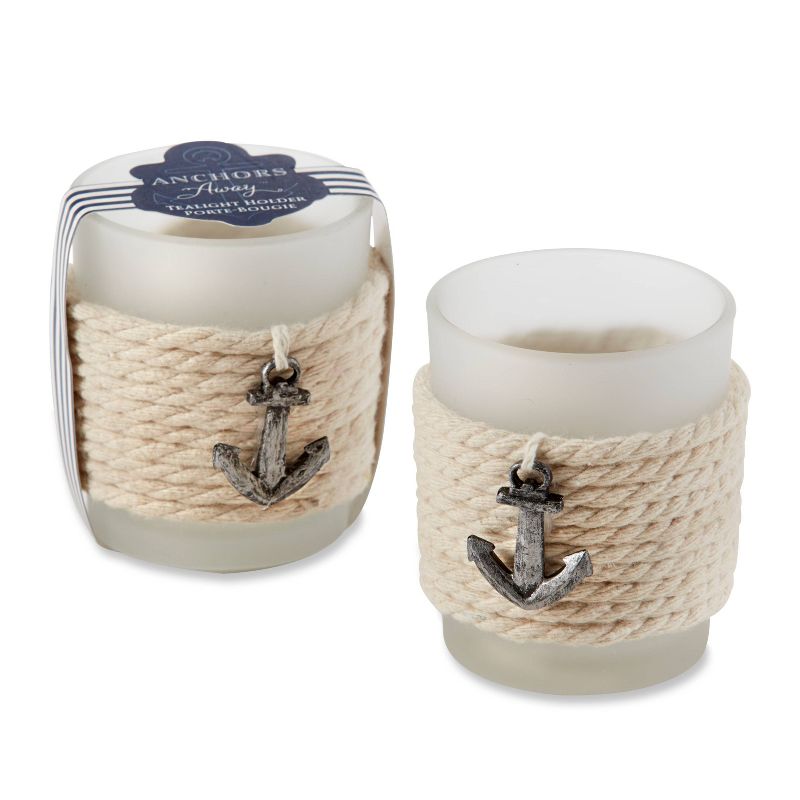12ct Anchors Away Rope Tealight Holder