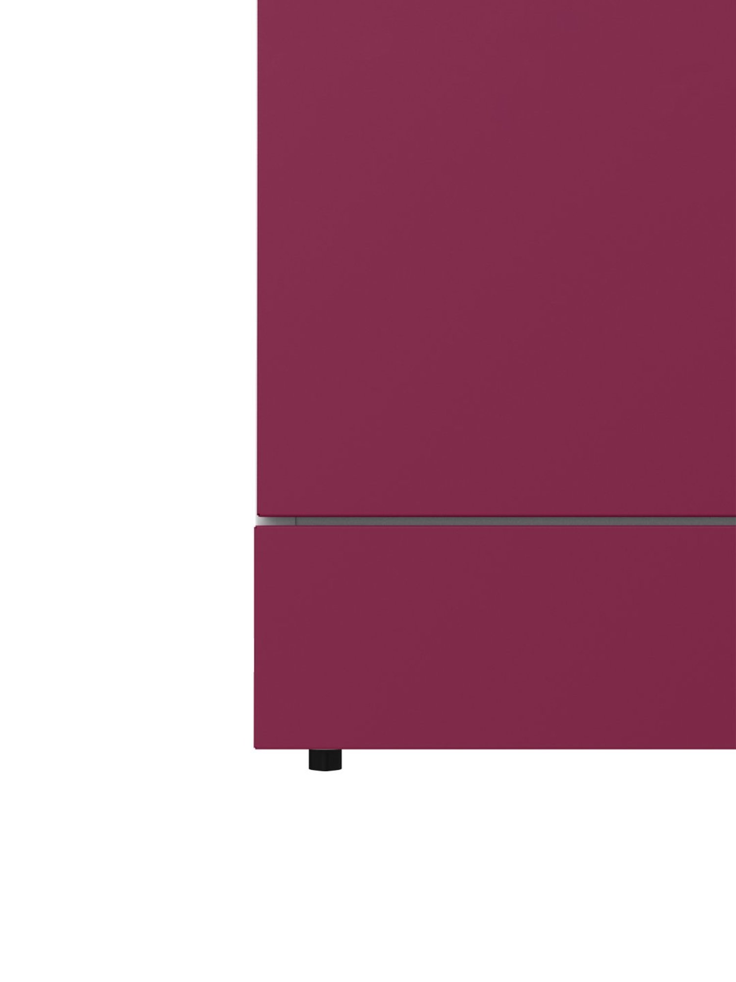 Godrej Interio Auraline  Men Premium 2-Door Almirah, Berry (1-Year Warranty, 1 Locker, 2 Drawers)