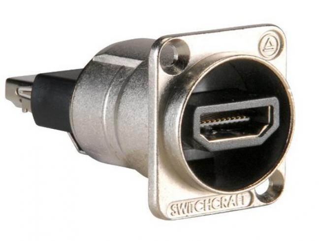 Switchcraft EHHDMI2PKG HDMI Feedthru, Bagged with 4-40 Mounting Screws