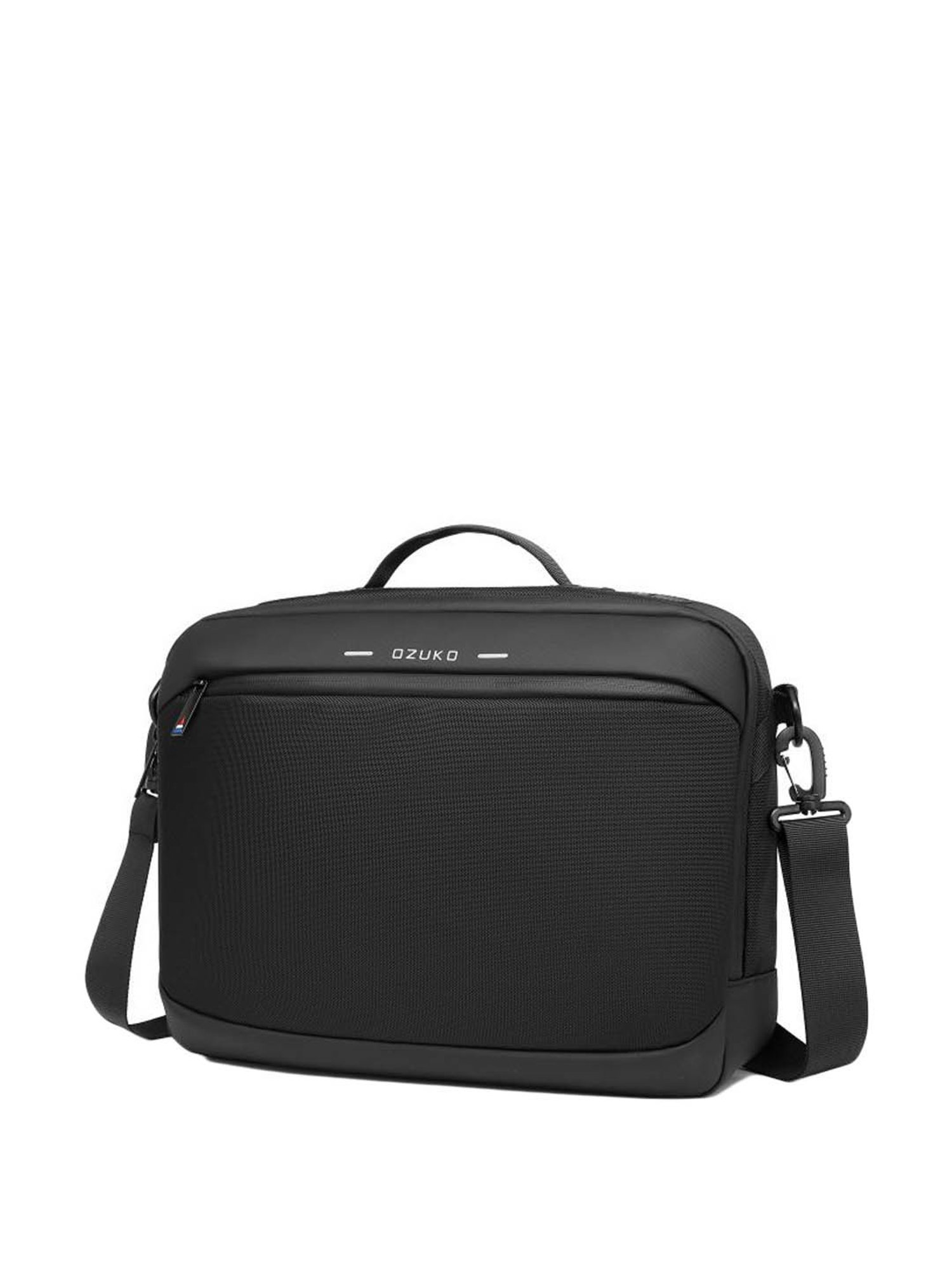 Ozuko Aero Wave Black Soft One Size Satchel Bag