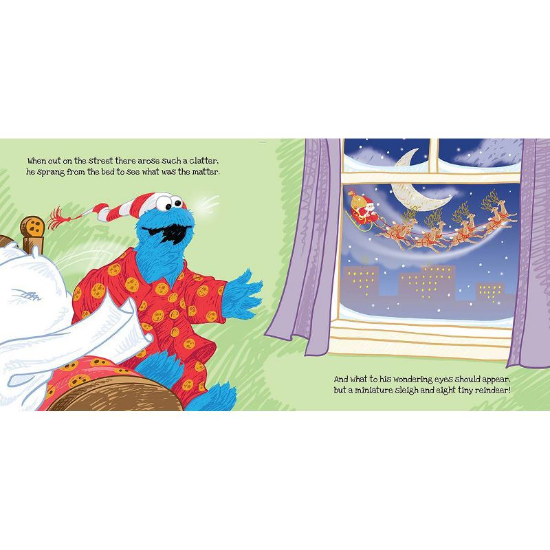 twas the Night Before Christmas on Sesame Street - by Sesame Workshop (Hardcover)