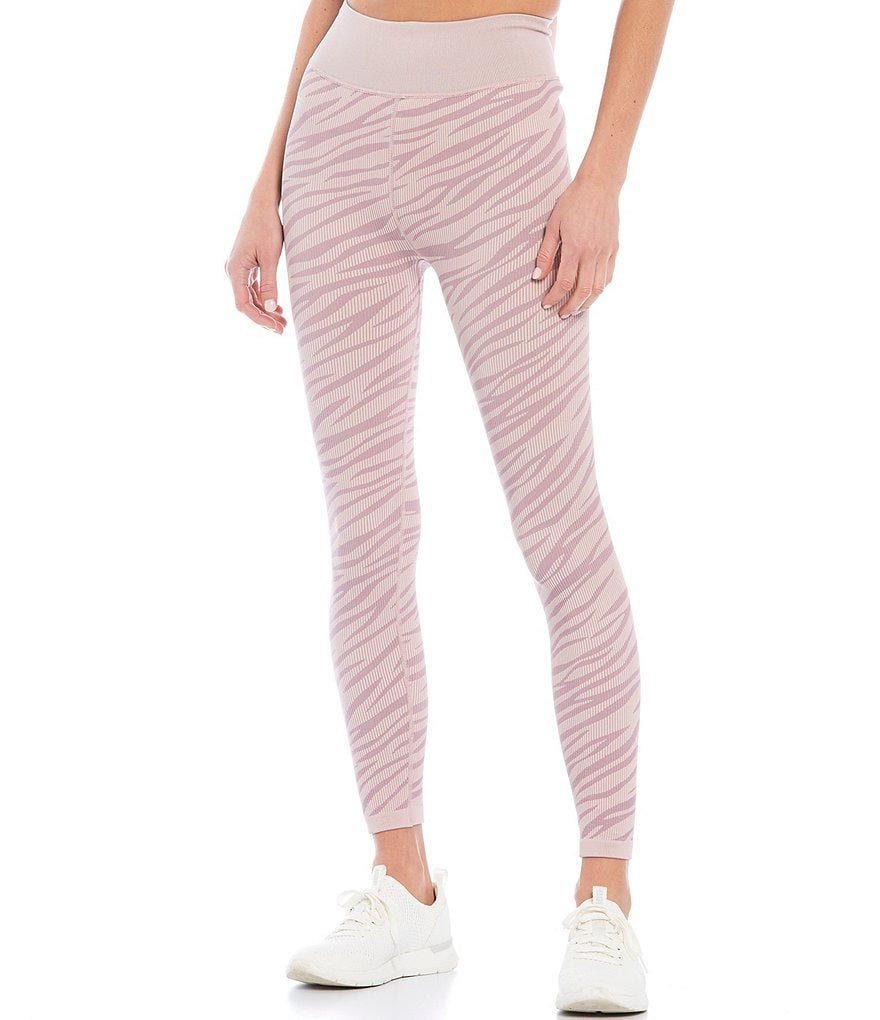 Calvin Klein Performance Zebra Jacquard High Waist 7/8 Tights