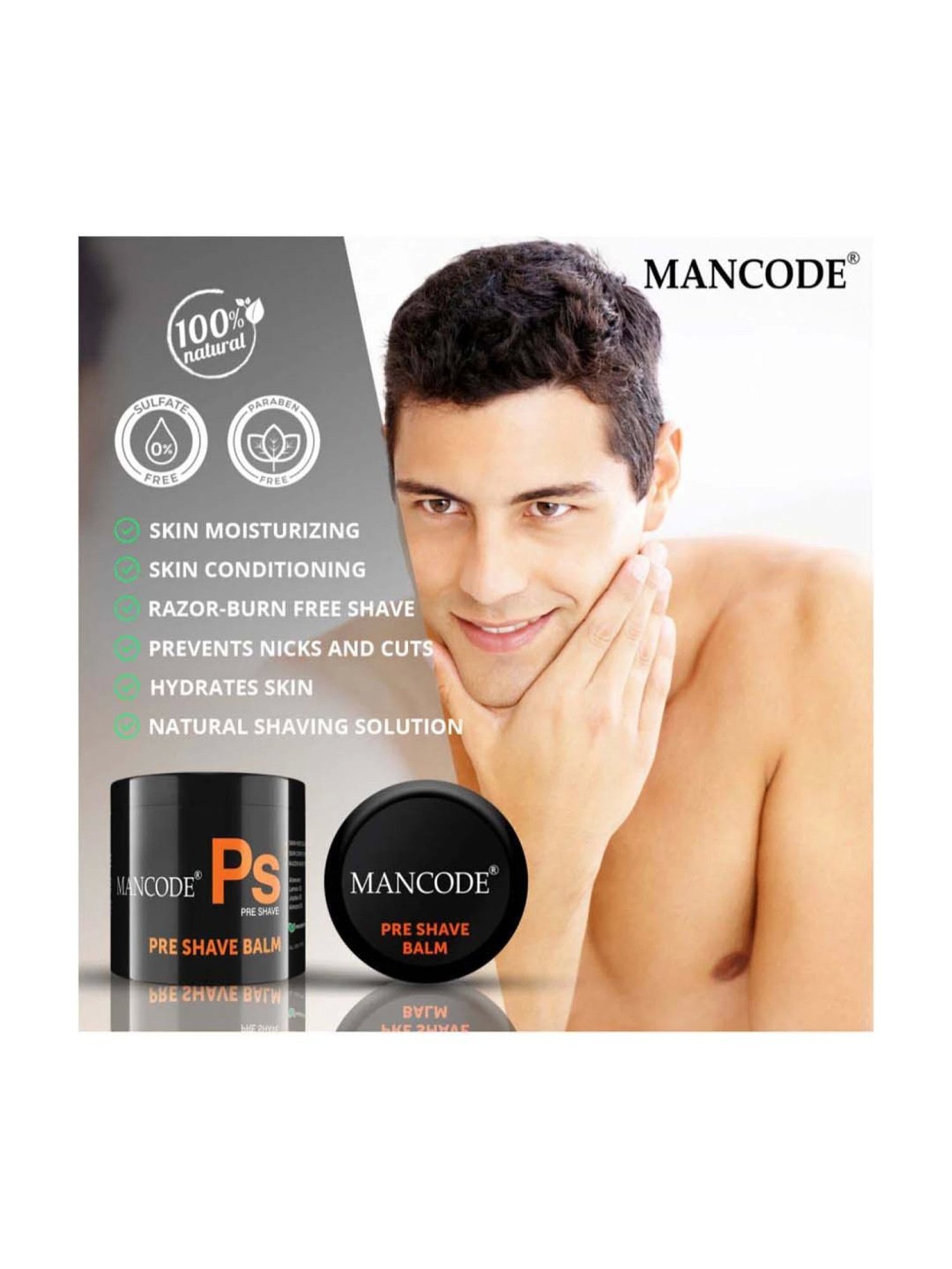 Earthraga Fresh & Moisturizing Mint Glacier After Shave Gel - 100 ml