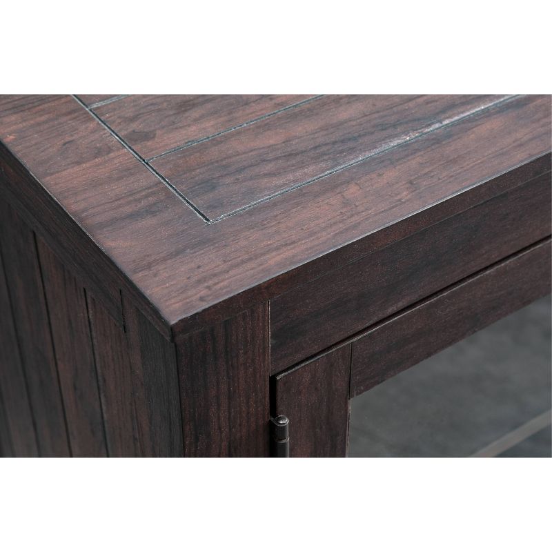 TV Stand for TVs up to 80" Dark Driftwood - Home Essentials