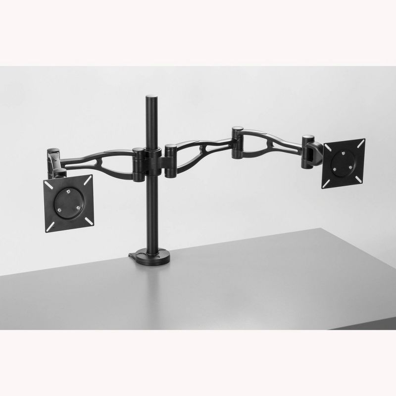 Amer Adjustable Monitor Mount, Up to 24", Black (AMR2CV) 