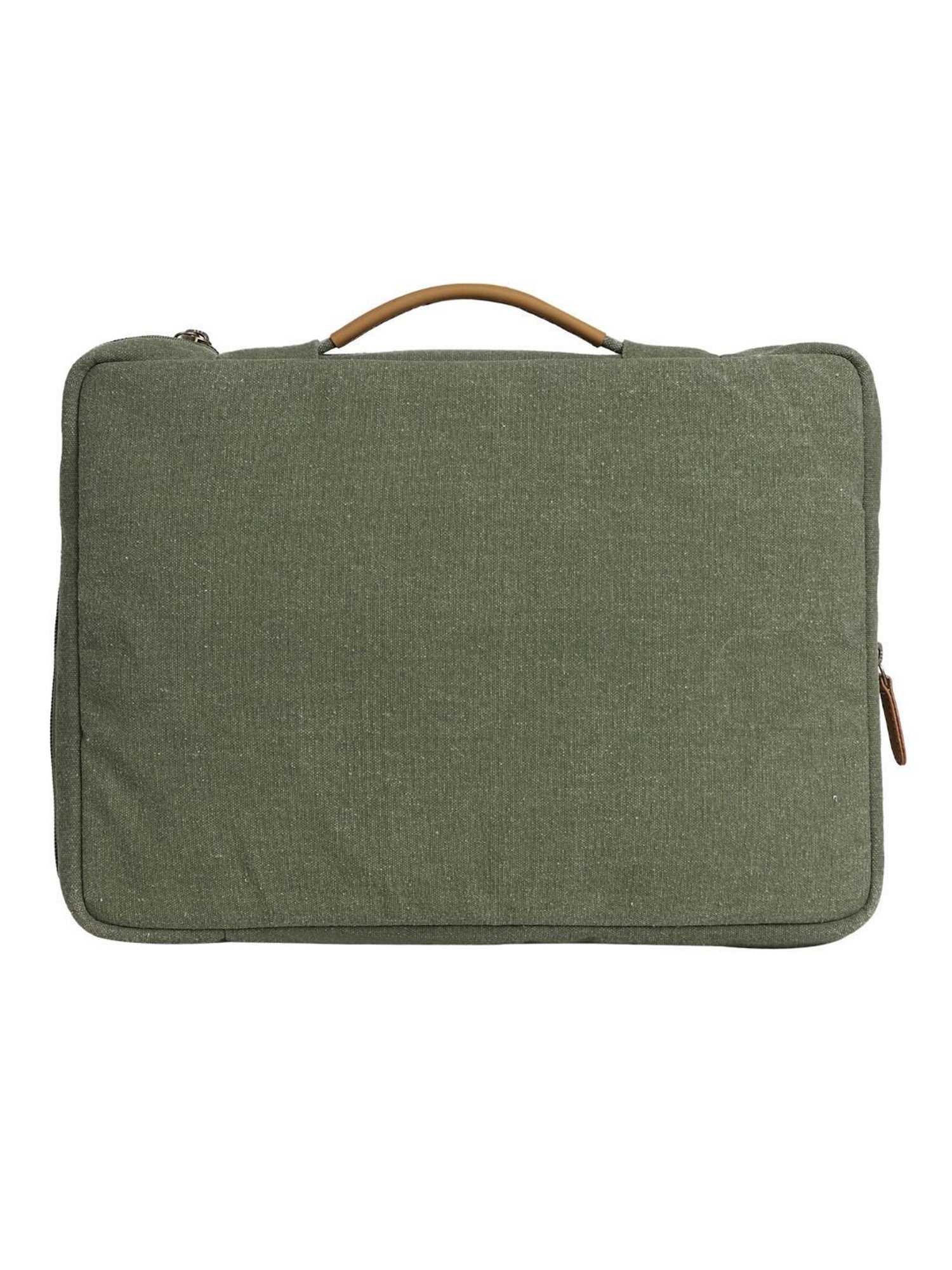 Mona B 4 Ltrs Olive Green Small Laptop Sleeve