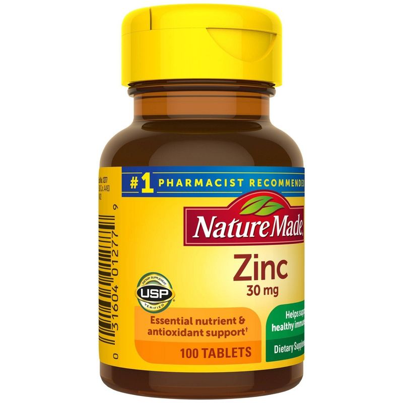 Nature Made Zinc 30mg Dietary Supplements - 100ct
