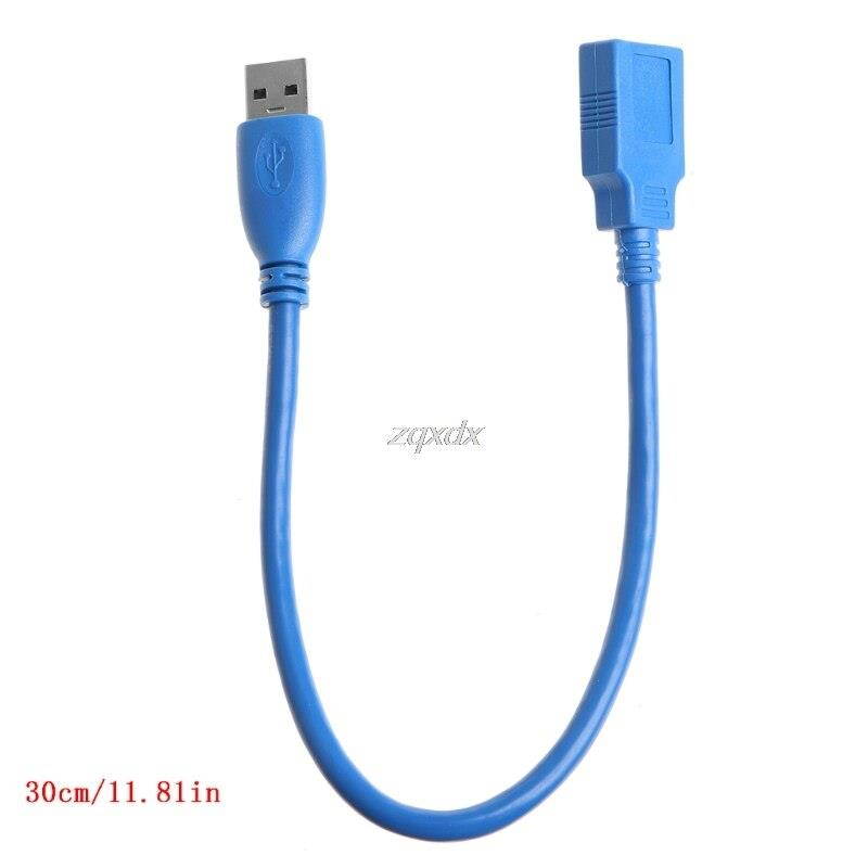 USB3.0 Extension Cable USB 3.0 Cable Male to Female Data Sync Fast Speed Cord Connector for Laptop PC Printer Hard Disk Z07