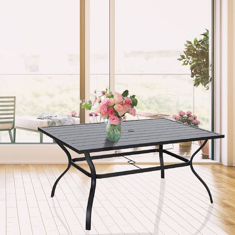 7pc Classic Outdoor Patio Dining Set Gray Wash - Saracina Home