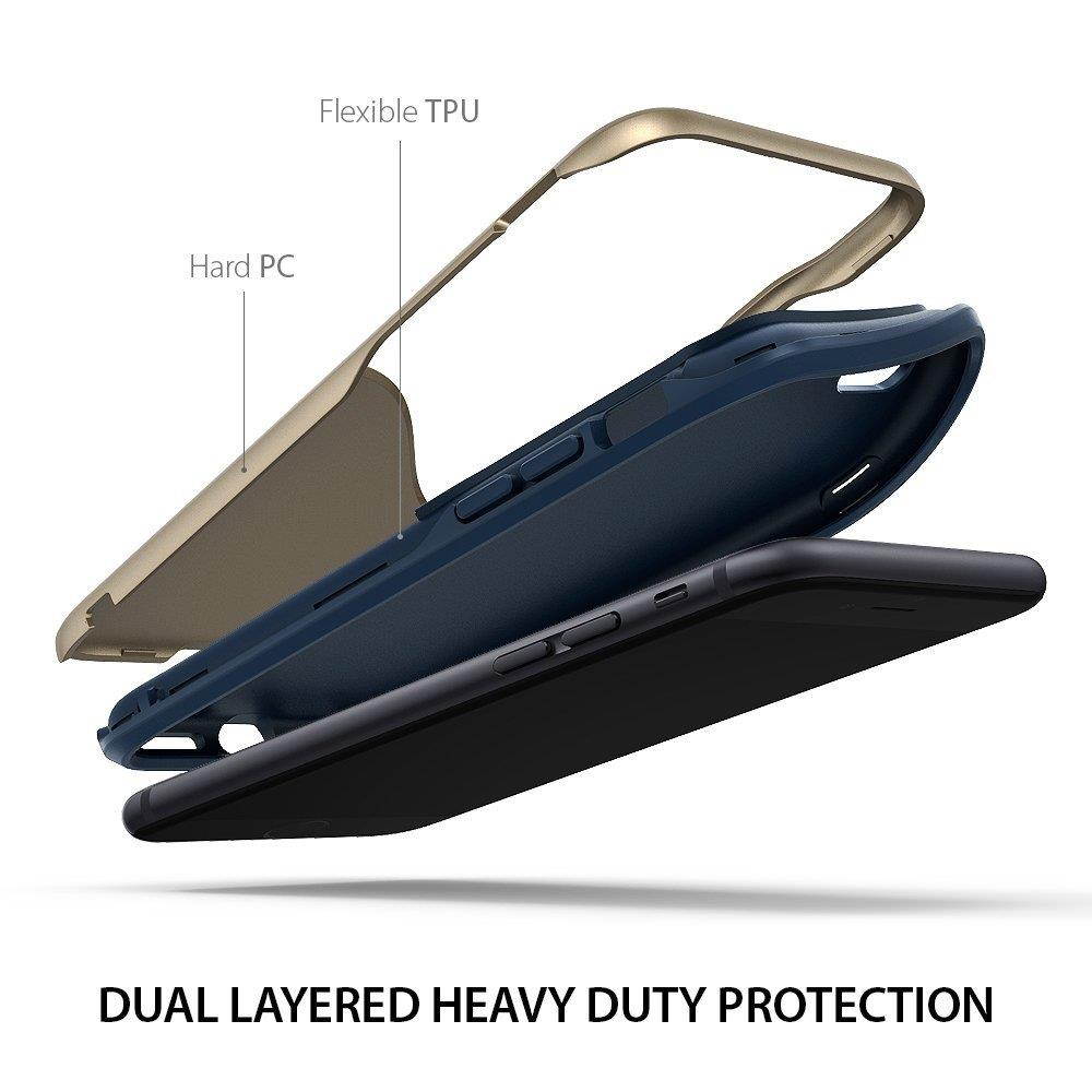 Apple iPhone 8 Case, Ringke [WAVE] Dual Layer Heavy Duty Shockproof PC TPU Protective Cover for iPhone 7 / iPhone 8 - Coastal Blue