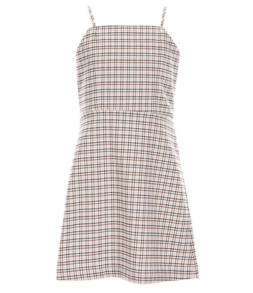 Angie Big Girls 7-14 Stripe Ruffle-Hem Maxi Dress