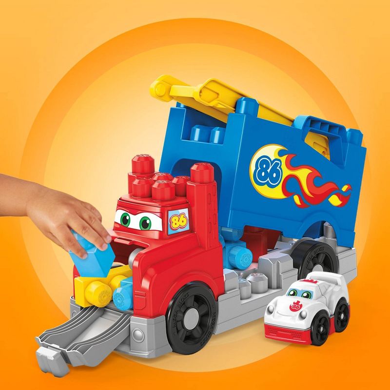 Mega Bloks First Builders Build & Race Rig Construction Set