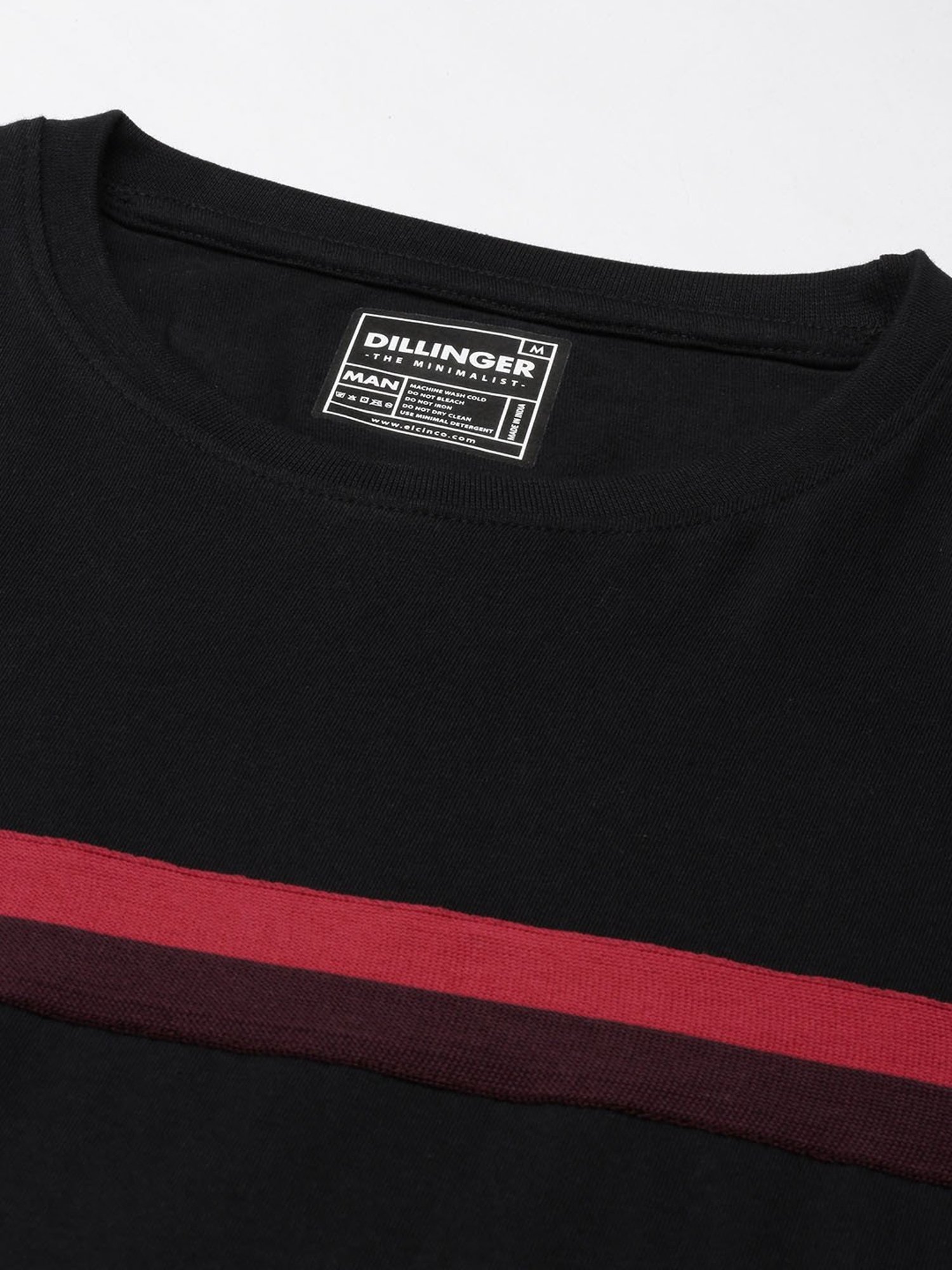 Dillinger Black Cotton Crew T-Shirt