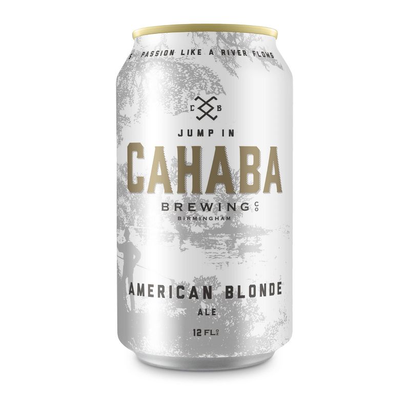 Cahaba American Blonde Ale Beer - 6pk/12 fl oz Cans