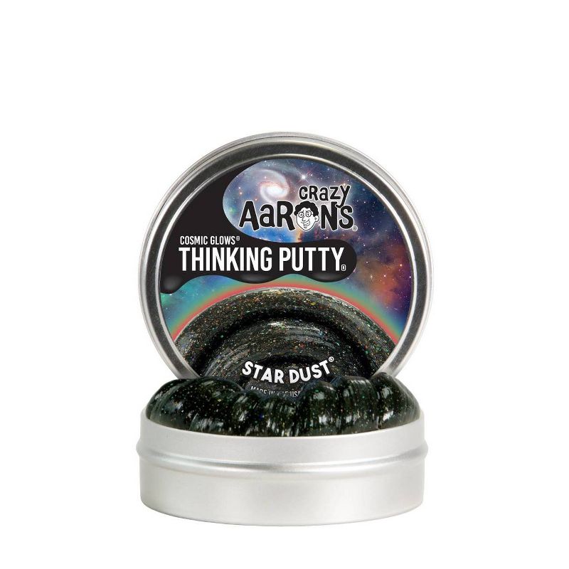 Crazy Aaron's Star Dust Thinking Putty Tin with Glow Charger