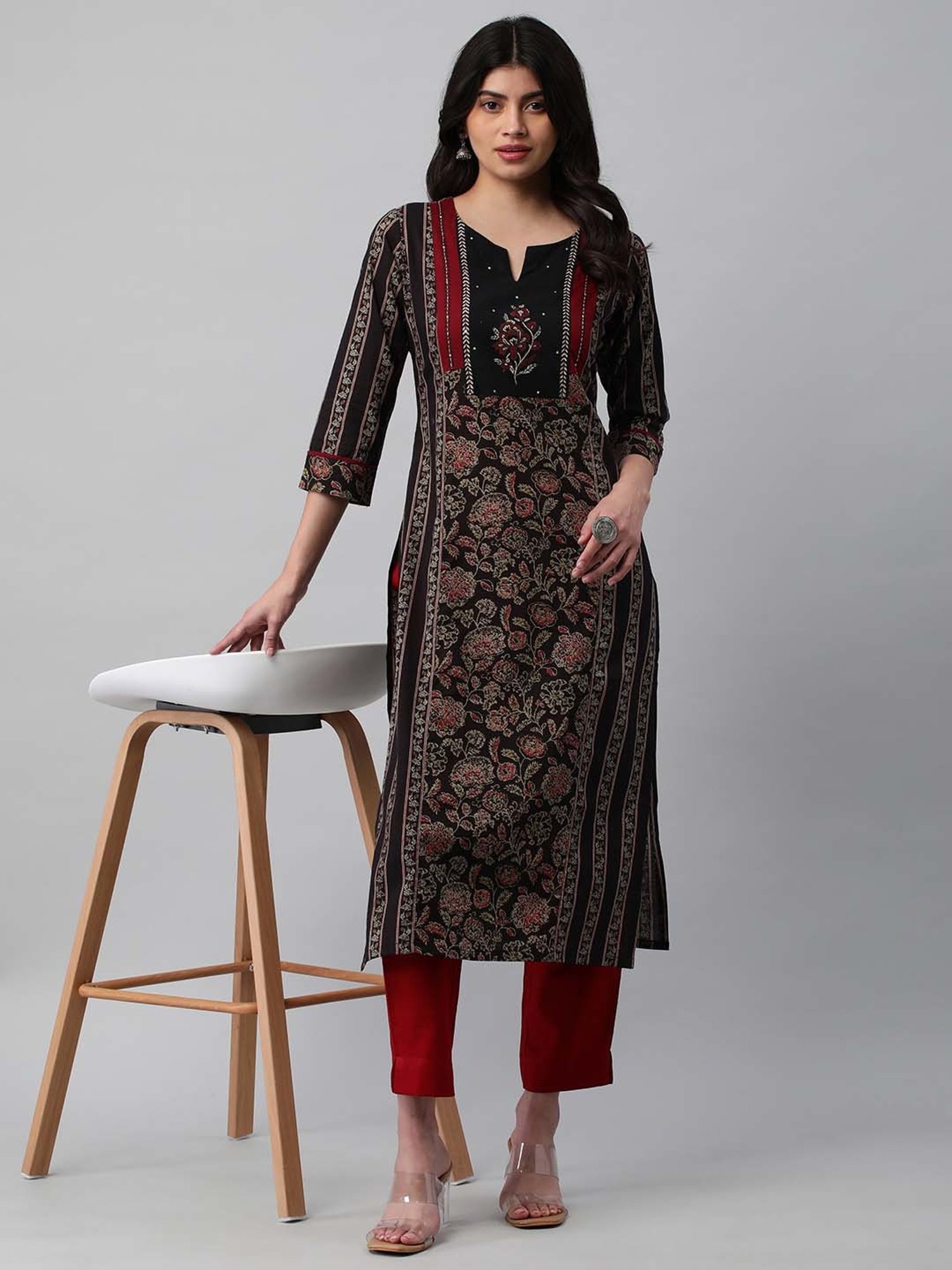 Kami Kubi Maroon Pants