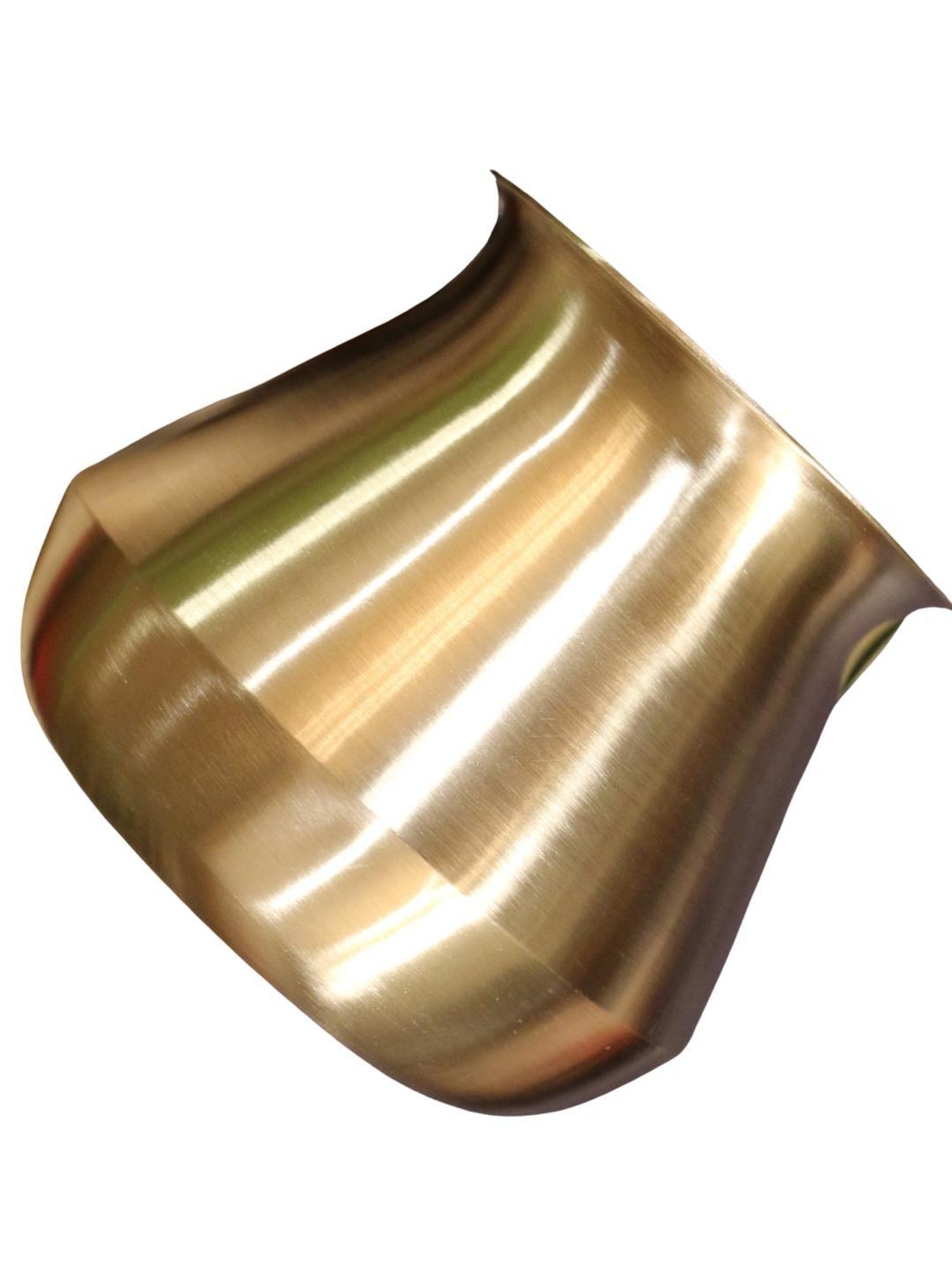 Ambi Elegant Satari Pure 100% Kansa Water Health Lota - 4 X 4 X 3.5 Inches (Medium)