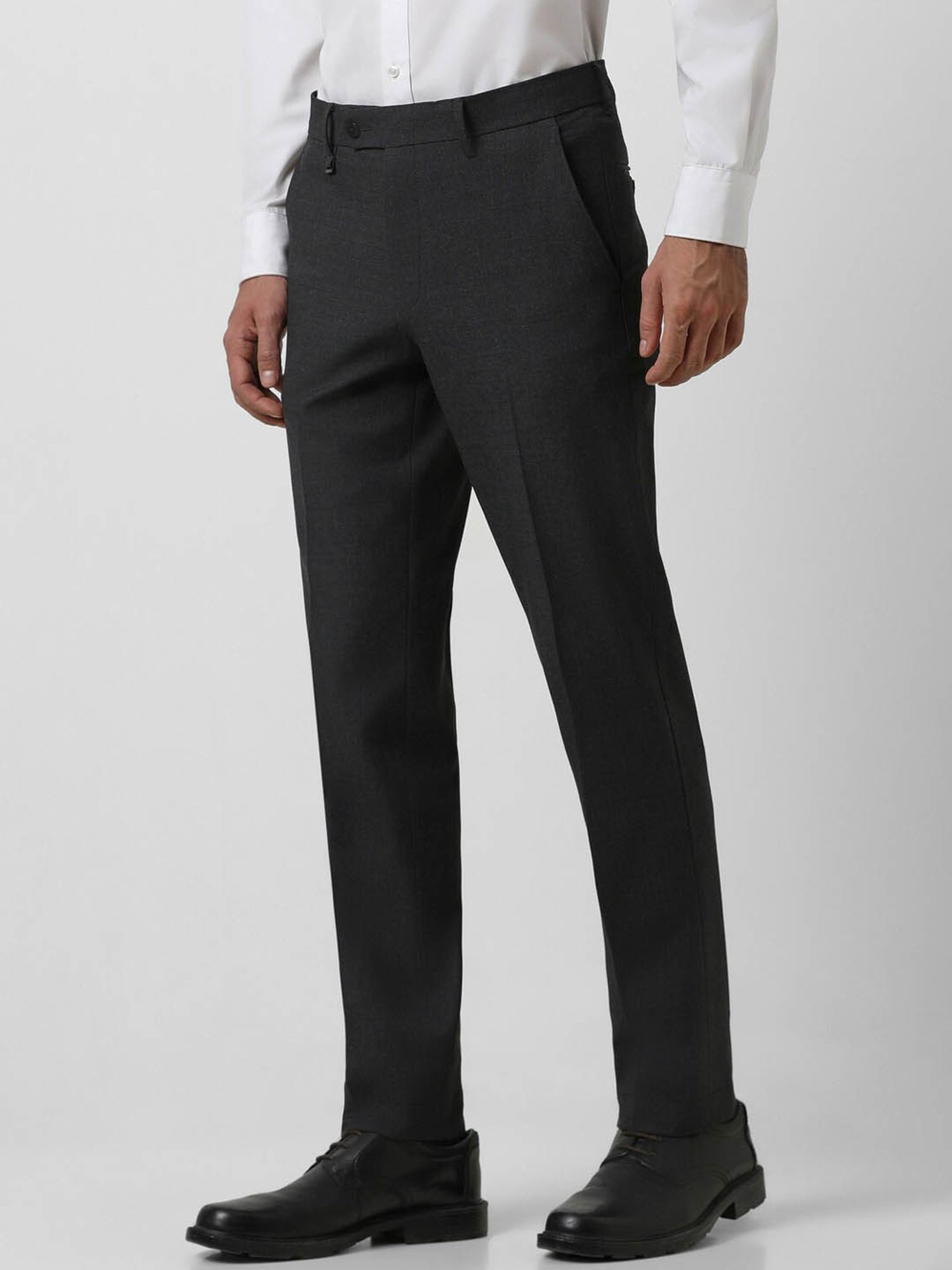 Van Heusen Grey Slim Fit Trousers