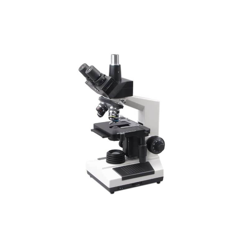 40X-1600X Lab Trinocular Biological Compound Microscope with Vinyl Carrying Case