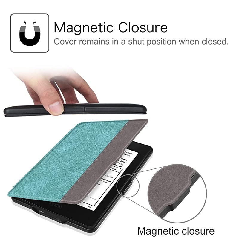 Slimshell Case for Kindle Paperwhite - Fits All Paperwhite Generations Prior to 2018 (Not Fit All-New Paperwhite 10th Gen), Turquoise