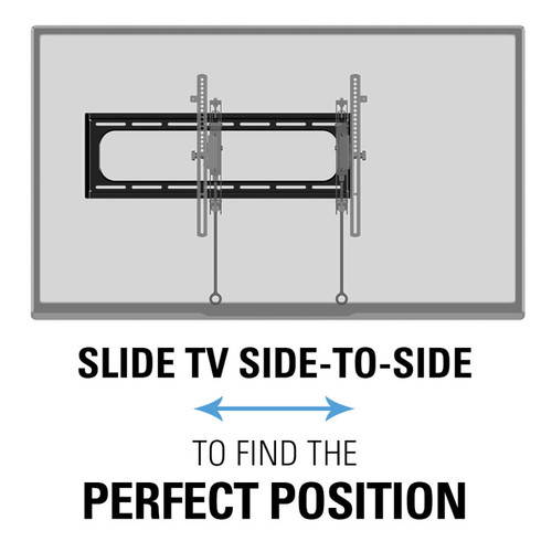 SANUS VLT6-B1 Advanced Tilt Premium TV Wall Mount for 46-90" Displays
