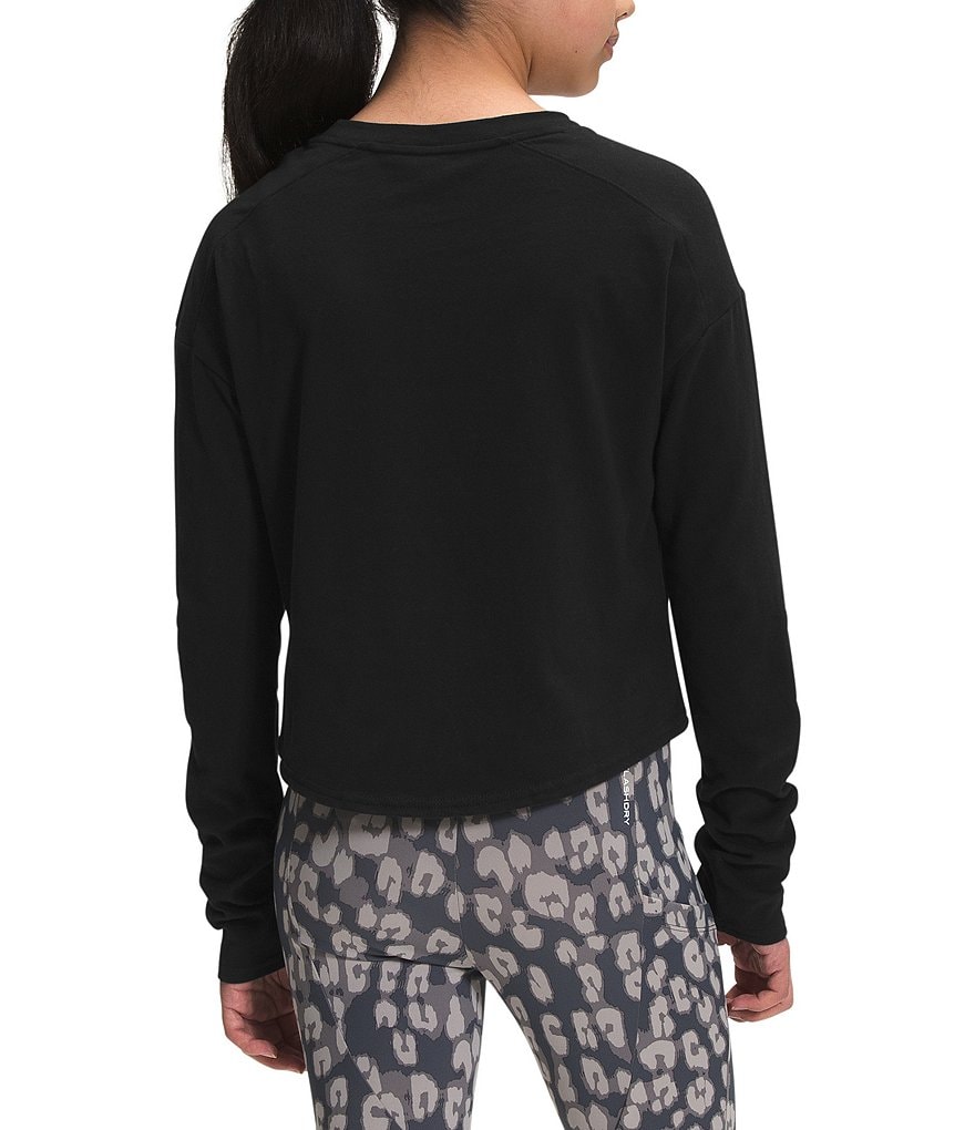 The North Face Little/Big Girls 6-18 Long-Sleeve Halfdome Logo Tee