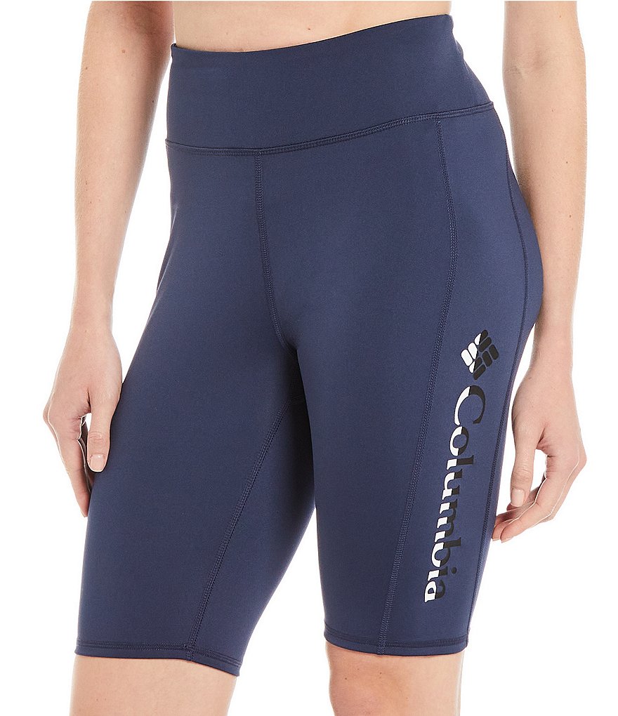 Columbia River High Rise 10#double; Half Tight Biker Shorts