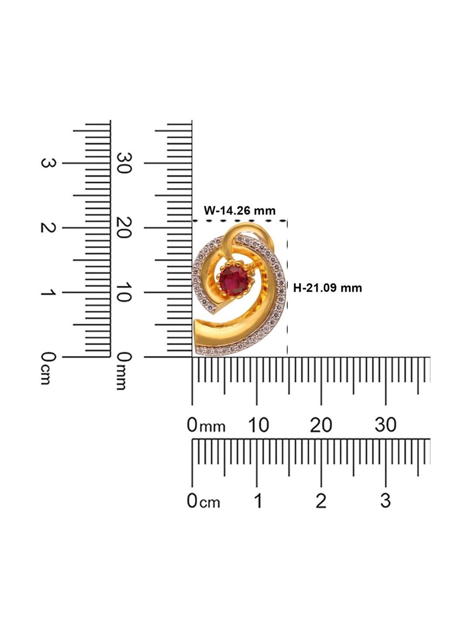 CKC 22k Gold Earrings for Women