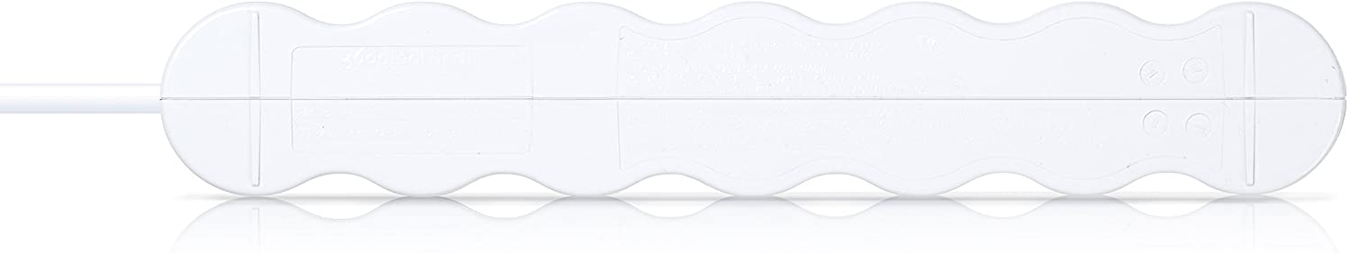 360 Electrical 36052 White Surge Protector, 5-Outlet + 2 USB + 4 ft. Cord