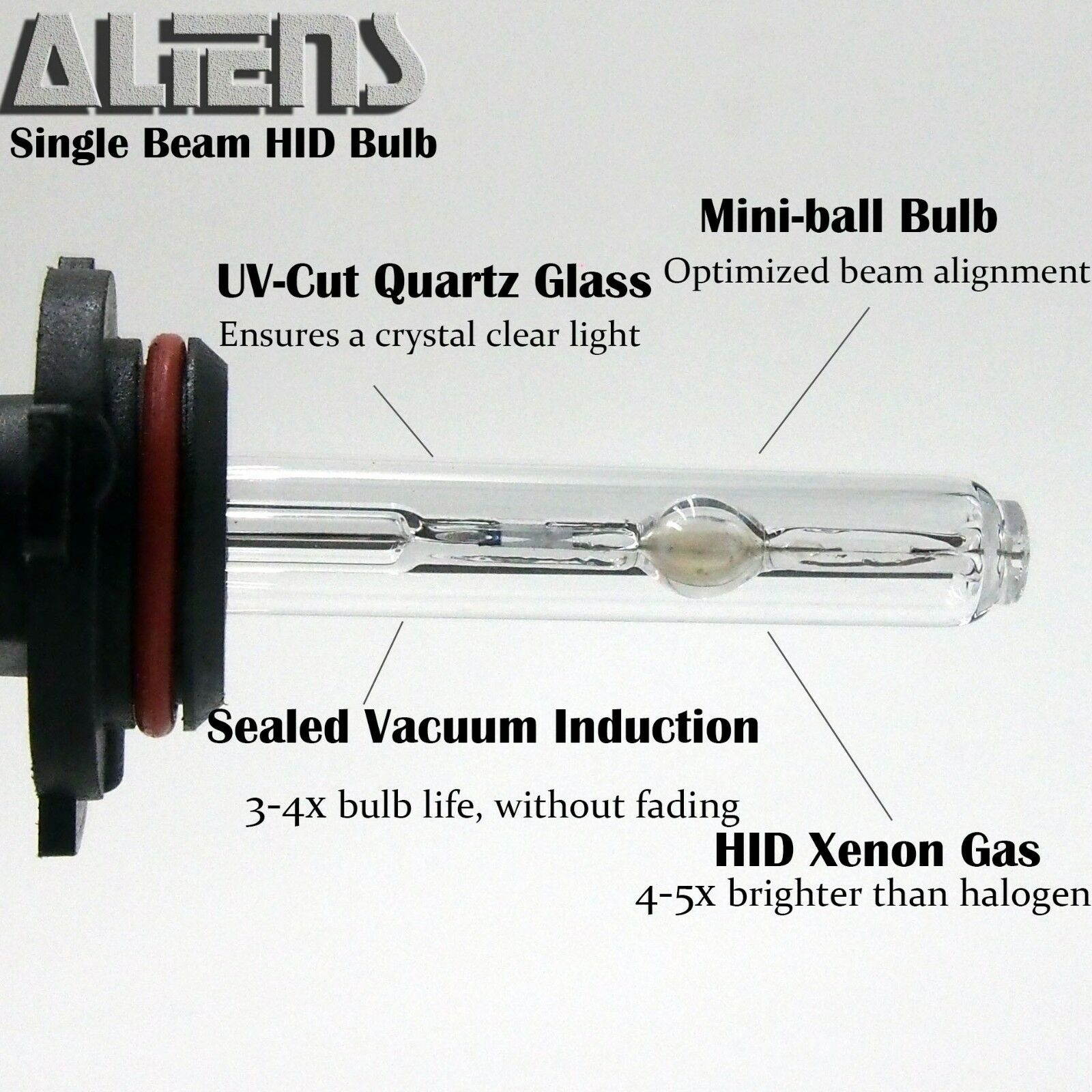 35W HID Xenon Headlight Conversion Kit Bulbs H13 5000K 6000K 8000K All Color