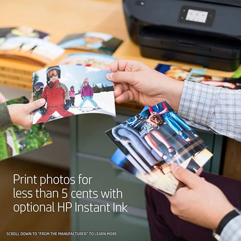 Envy Photo 7155 All in One Photo Printer with Wireless Printing Instant Ink Ready K7G93A Renewed