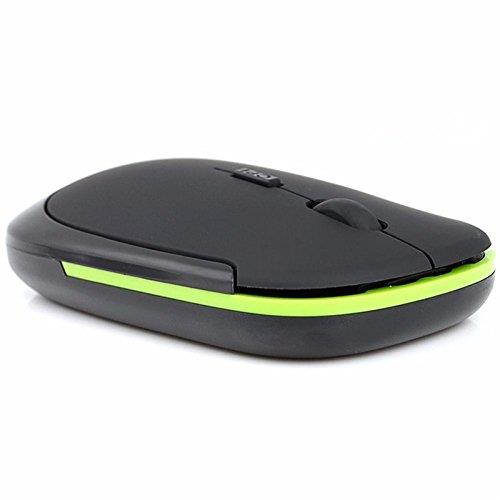 XBOSS 2.4G Bluetooth Gaming Mouse Optical Mice with USB Receiver Wireless Portable for Notebook, PC, Laptop, Computer, MacBook(Black)