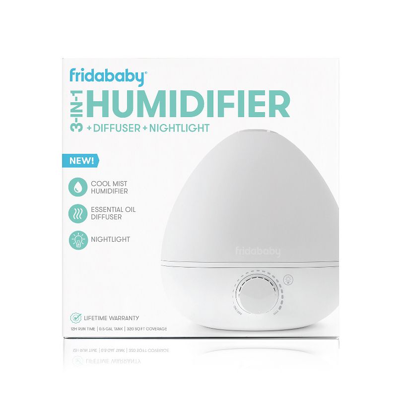 Fridababy 3-in-1 Humidifier with Diffuser and Nightlight