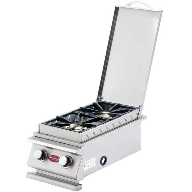 Cal Flame Deluxe Double Built-In Propane Gas Side Burner - BBQ19899P